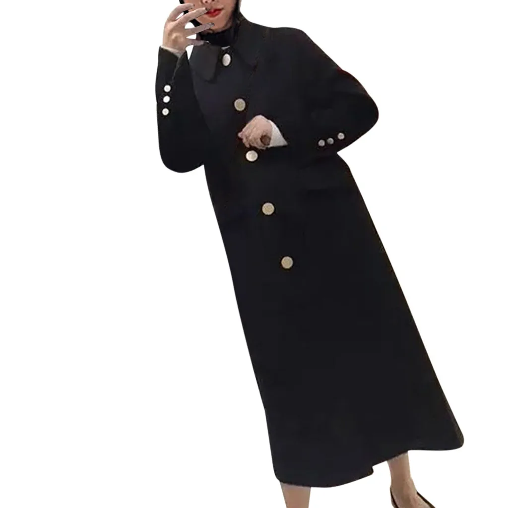 Chaqueta mujer зимняя куртка женские зимние с лацканами Шерстяное пальто плащ-Тренч куртка с длинными рукавами и пальто Детская верхняя одежда с Минни Маус abrigos mujer invierno