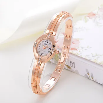

Lvpai Simple Compact design Unisex Stainless Steel Rhinestone Quartz Wrist Watch L0819