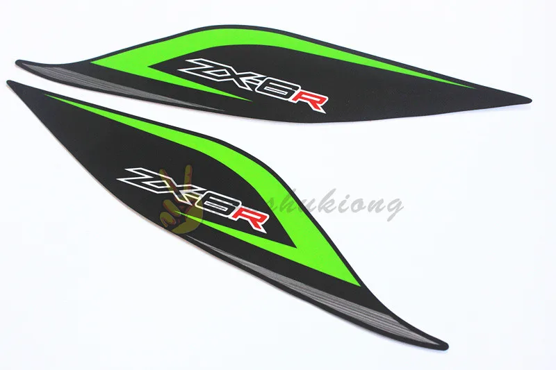 6R-13 полная наклейка подходит для Kawasaki-NinjaZX6R 2013 лет мотоциклетный шлем Светоотражающая Автомобильная наклейка s синий