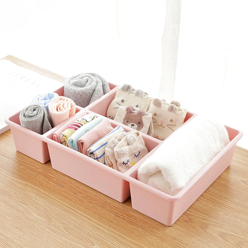 

Grid Desktop Seperated Cosmetic Storage Box Drawer Debris Organizing Box Skincare Cosmetic Box