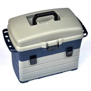 

Multi-functional Lure Gray Can Improve-Back Box Toolbox Sea rock fishing xiang Three Layer Bait Fishing Gear