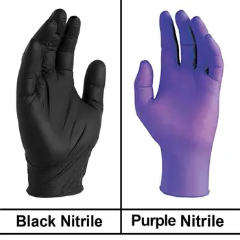 

100Pcs Medical-Disposable Elastic Nitrile Rubber Tattoo Clean Protective Gloves hygiene mask Dropshipping fast shipment In stock