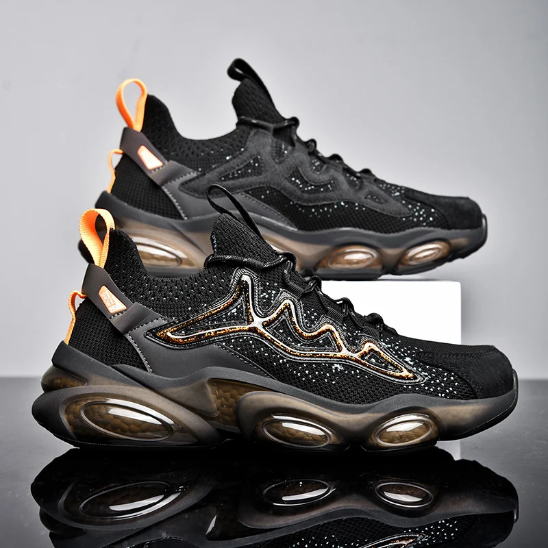 

2021 New Men's Sport Shoes Designer Sneakers Good Quality Breathable Running Shoes for Men Chunky Dad Shoes Athletic Zapatillas