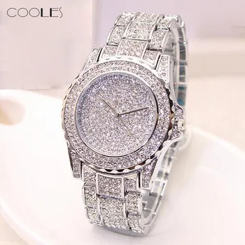 

Reloj mujer Retro Women Watch Reloj de lujo para mujer Women Fashion Luxury Diamonds Analog Quartz Vogue Watches Zegarek Damski