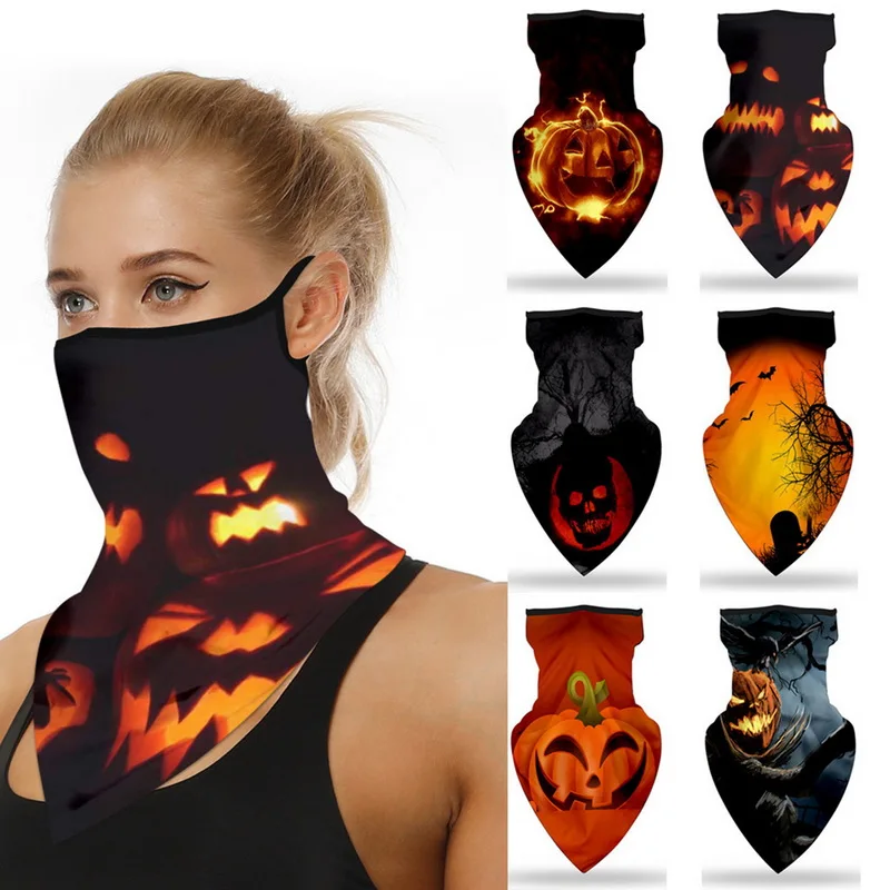 

Halloween scarf Seamless Anti-dust UV Neck Scarf Bandanas Hiking Cycling Gaiter Headwear For Festivals Outdoor