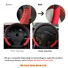 DERMAY PU Leather Car Steering Wheel Cover for CX-3 CX-4 CX-5 CX-7 CX-9 Mazda 3 Axela 6 Gh Gj Demio Anti-Slip Funda Volante ► Photo 3/6