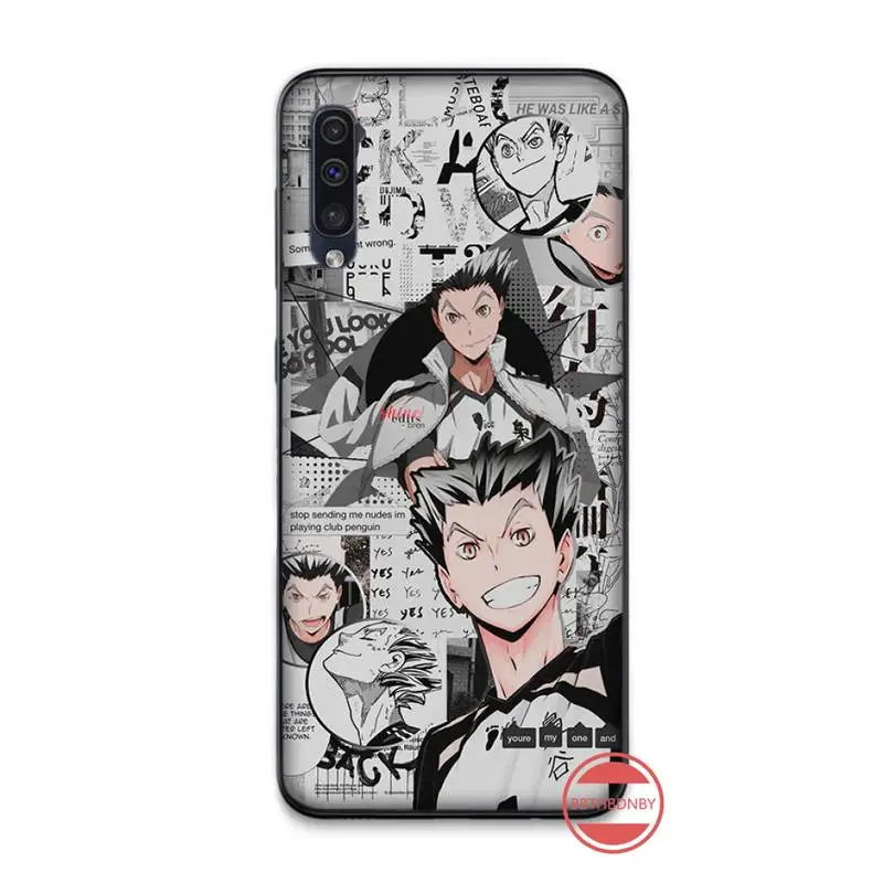 Haikyuu волейбольный аниме чехол для телефона Samsung Galaxy A 3 6 7 8 10 21 01 11 31 91 10S 20S 30S 50S PLUS