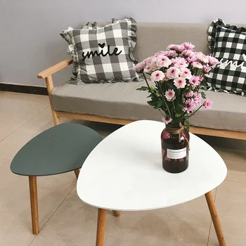 

Small tea table simple modern side table simple creative triangle side table bedside table