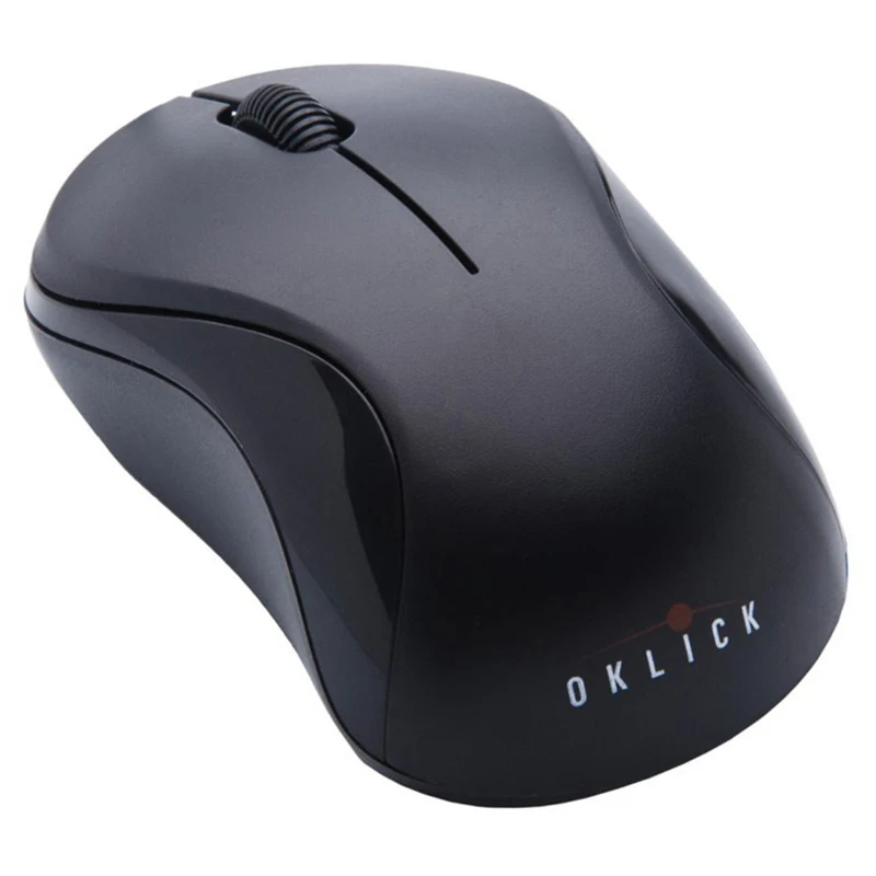 Мышь OKLICK 605SW, беспроводная, USB, черный