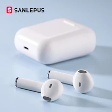 SANLEPUS i10 TWS 5,0 беспроводные Bluetooth наушники стерео наушники-вкладыши мини гарнитура обновление для всех смартфонов