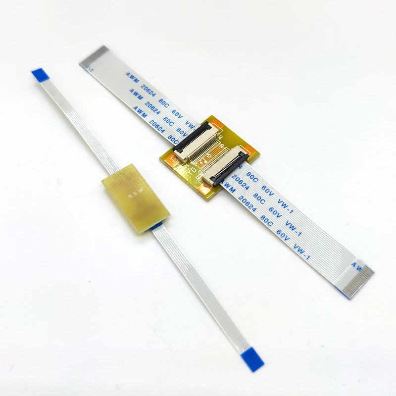 1 шт. FFC FPC расширение PCB шаг 0 5 мм разъем + 2 50/100/200 длина кабель 6 8 10 12 30 40 50P Тип