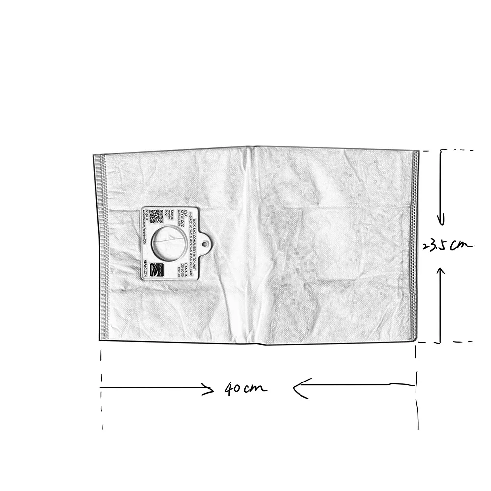

6pack For Kenmore 53292 Type Q Vacuum Bags For Canister Vacuums Style Durable