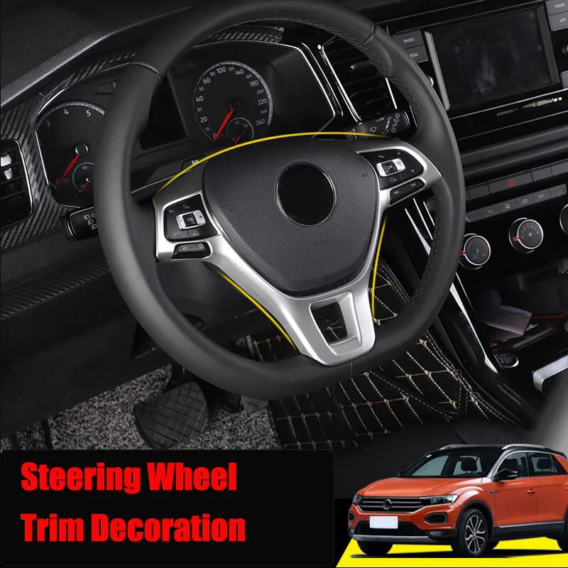 Автомобильные аксессуары отделка рулевого колеса для Volkswagen T ROC C TREK Cross TAYRON Phideon