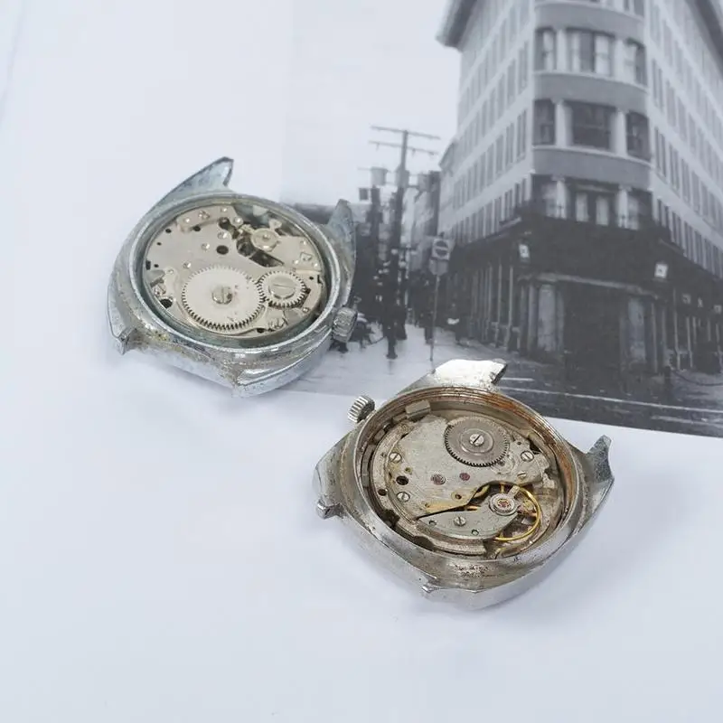 Random Watch Waste Machinery Movement Steam Punk Diy Material Accessories Processing Parts Clock Part Hands Repair Kit Tool