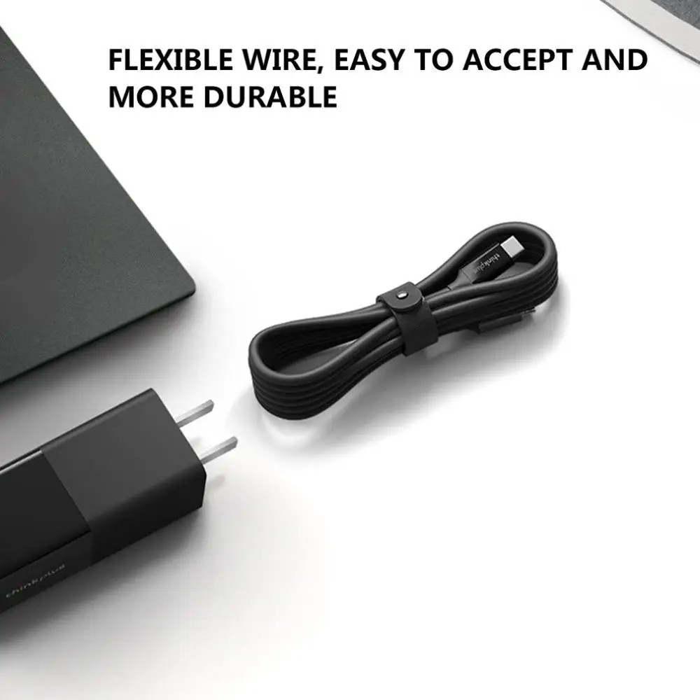 USB-C помада портативный адаптер питания зарядное устройство для ноутбука шнур питания X1 X280 T480S 65 Вт X390/T490 для lenovo Thinkplus