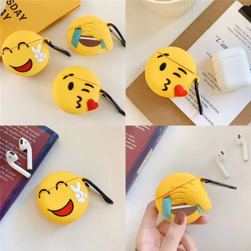 3D милый чехол для наушников Airpods 2 Чехол аниме детский силиконовый чехол для наушников с утиным пухом для Apple Airpods 1 чехол для наушников