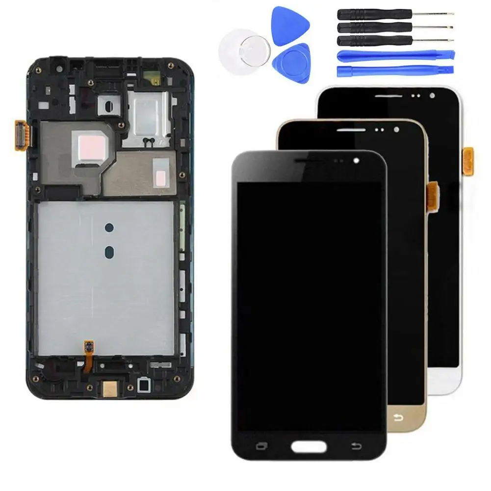

Phone Replacement LCD Touch Screen Digitizer Assembly for Samsung Galaxy J3 2016 J320F SM-J320FN LCD Display Touch Screen + Tool