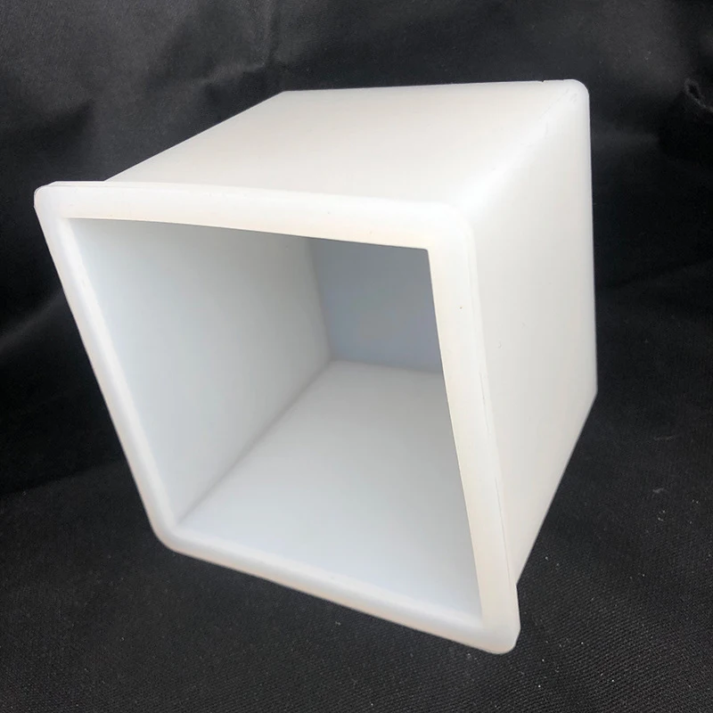 New 1pc White DIY Resin Epoxy Mold Silicone Mold 10*10cm Square Cube Mold 5