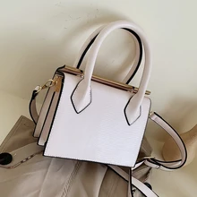 Элегантная женская сумка с узором «крокодиловая кожа» Новая высококачественная кожаная женская дизайнерская сумка повседневная сумка через плечо