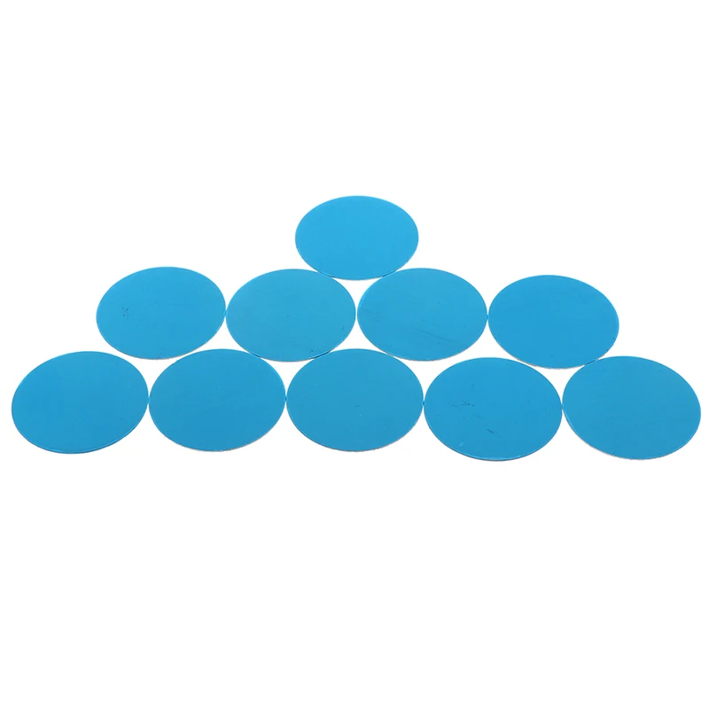 3/6/10 Uds para Coche magnético soporte magnético para teléfono placas pegatinas de Metal azul 30mm 40mm