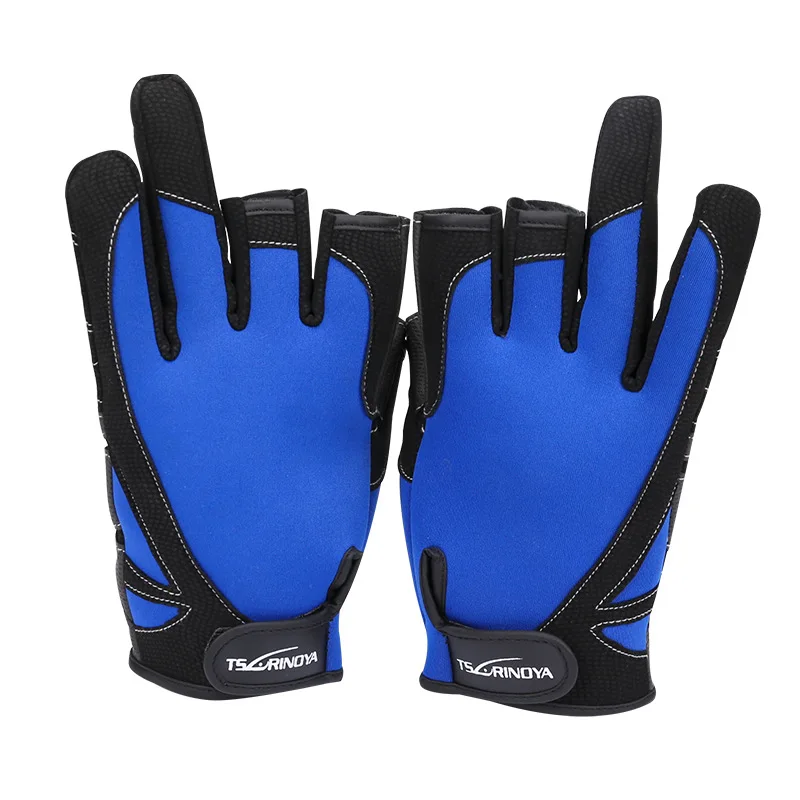 

Trulinoya Lure Gloves 17-3a Dew Three Refers to Wear-Resistant Anti-slip Outdoor Gloves Fishing Gloves Lure Gloves