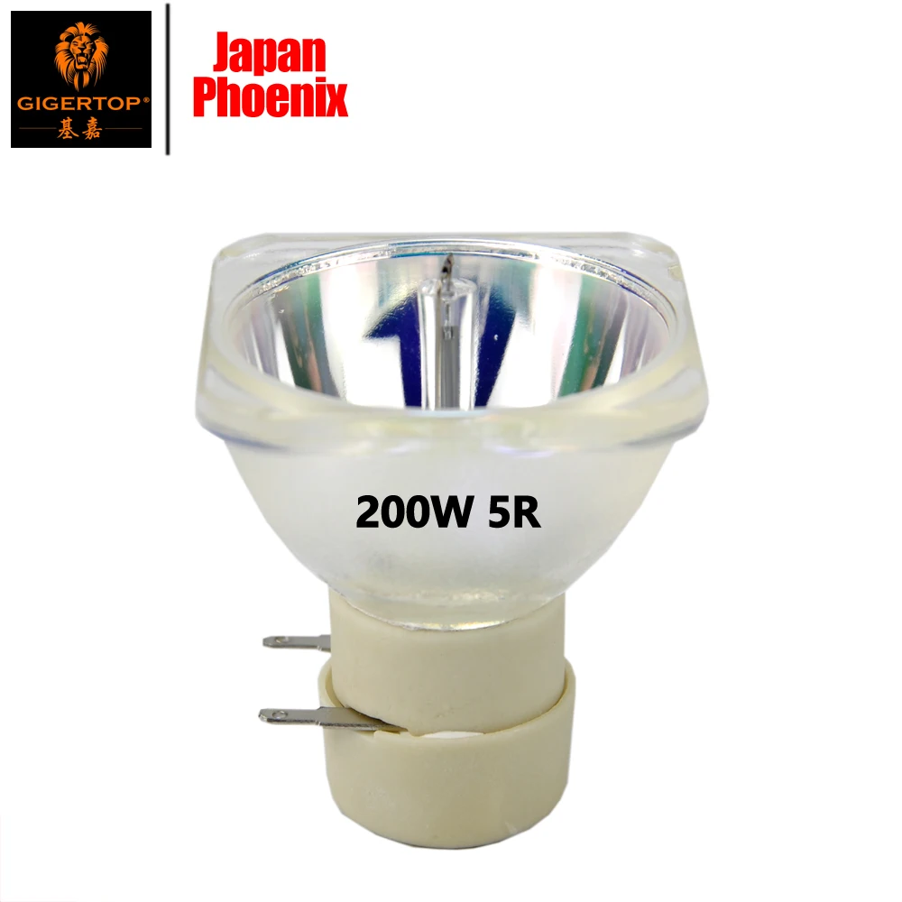 Bulb Gigertop 200 Вт 5R светильник с движущейся головкой Janpan Phoenix Core MSD Точечный светильник с высокой мощностью 5R движущаяся головка с балластом - Цвет: Bulb