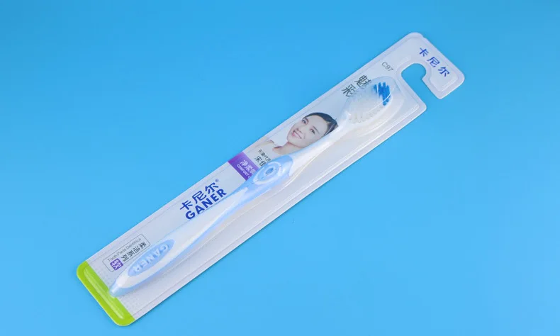 Зубная щетка C97 Garnier, мягкая щетина, для взрослых, стиль, 2 юаня, магазин, ежедневное использование, отдел магазина, стойка, поставка товаров Shantou