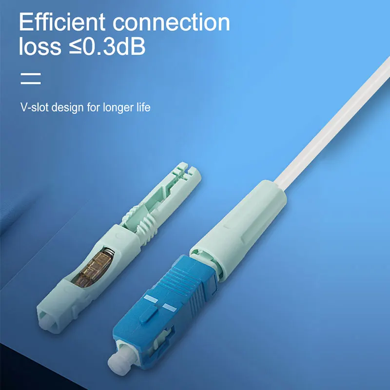 ONTi Новый SC APC SM одномодовый оптический соединитель FTTH инструмент холодный UPC