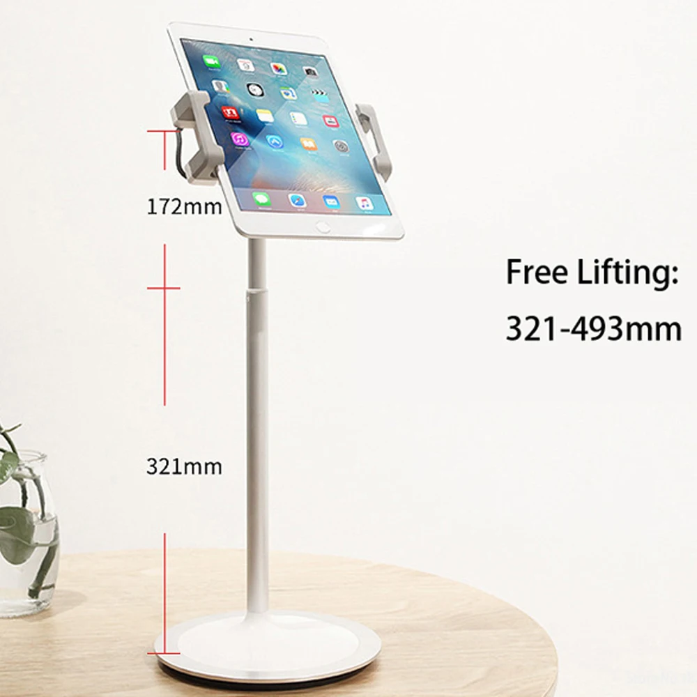 Алюминиевый сплав держатель для планшета для iPhone X iPad Air Sansung мобильный телефон Регулируемый планшет Настольный держатель для iPad Pro крепление подставка