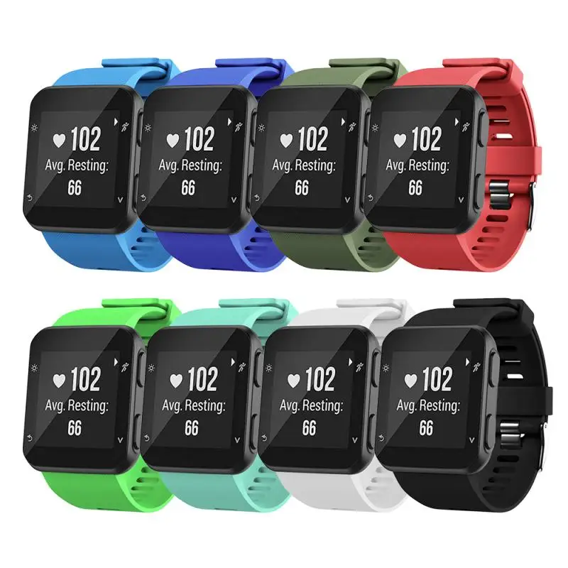 1 шт. браслет ремешок для Garmin Forerunner 35 Спортивные Силиконовые сменные Смарт-часы Starp портативные умные часы аксессуары