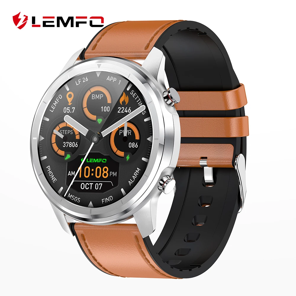 Lemfo Montre Connectee Lf26 Amoled Etancheite Ip67 Moniteur De Frequence Cardiaque De Pression Arterielle Moniteur D Activite Physique Cadeau Pour Hommes Femmes Aliexpress