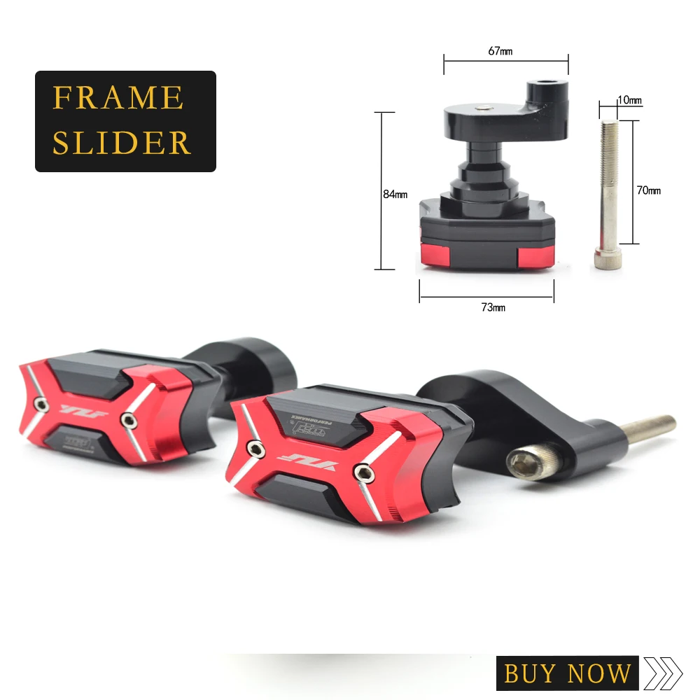 

For Yamaha YZF600 R6 2006-2007 Motorcycle Accessories CNC frame sliders Frame Crash Pads Engine Case Sliders Protector motobike