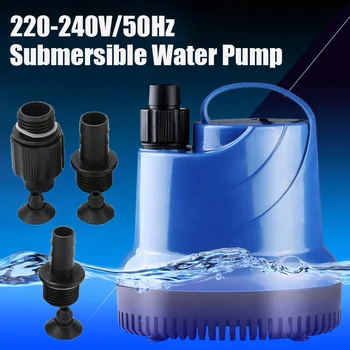 

220V Submersible Water Pump Fish Tank Circulating Aquarium Durable High Lift 15/20/40/55/80W Ultra-Quiet Fountain Hydroponic