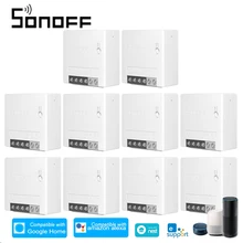 10 pièces SONOFF MINI R2 bricolage WiFi commutateur bidirectionnel interrupteur intelligent petit corps minuterie interrupteur de lumière Module de télécommande pour Alexa Google