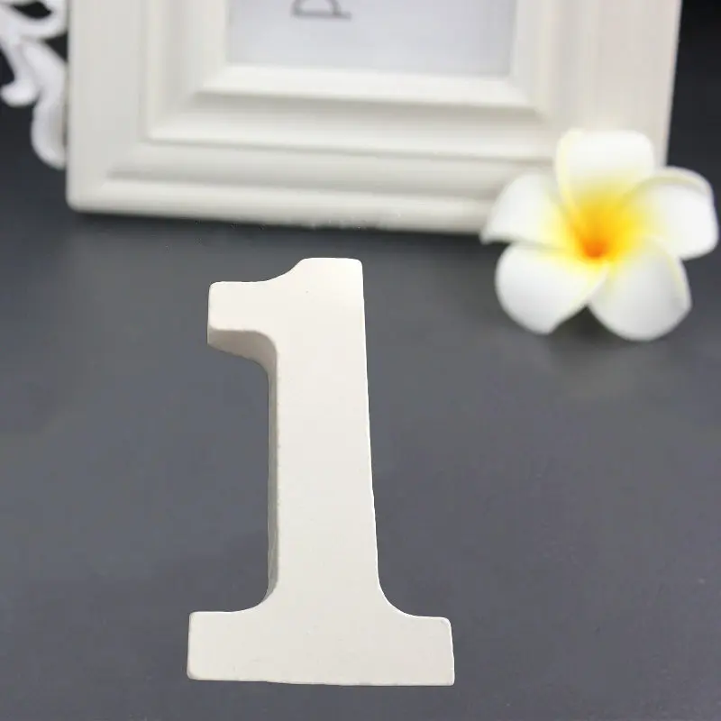 SZ-1 1 шт. 8 см белые деревянные буквы Английский алфавит DIY персональное имя Дизайн Искусство ремесло Свадебный домашний декор буквы украшение комнаты - Цвет: SZ-1