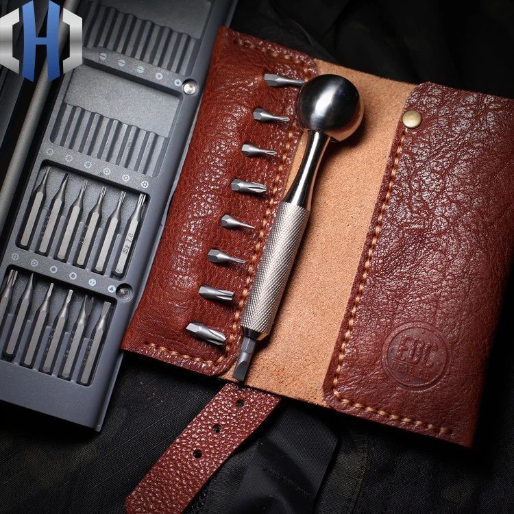 

Handmade Whirlwind Titanium Alloy Multi-function Screwdriver Set Cone Gyro Compatible 4mm Batch Head EDC