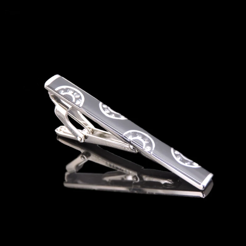 15 Free shipping, high-end luxury men's business shirt gold tie clip new fashion brand crystal tie clip business ship tie clip - Окраска металла: 15