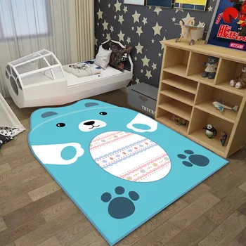 

Cartoon Elephant Shape Bathroom Carpet Sofa Rug Mat Kids Room 1pcs Non-slip Floor Mat Sofa Rug Pads Baby Crawling Carpet J