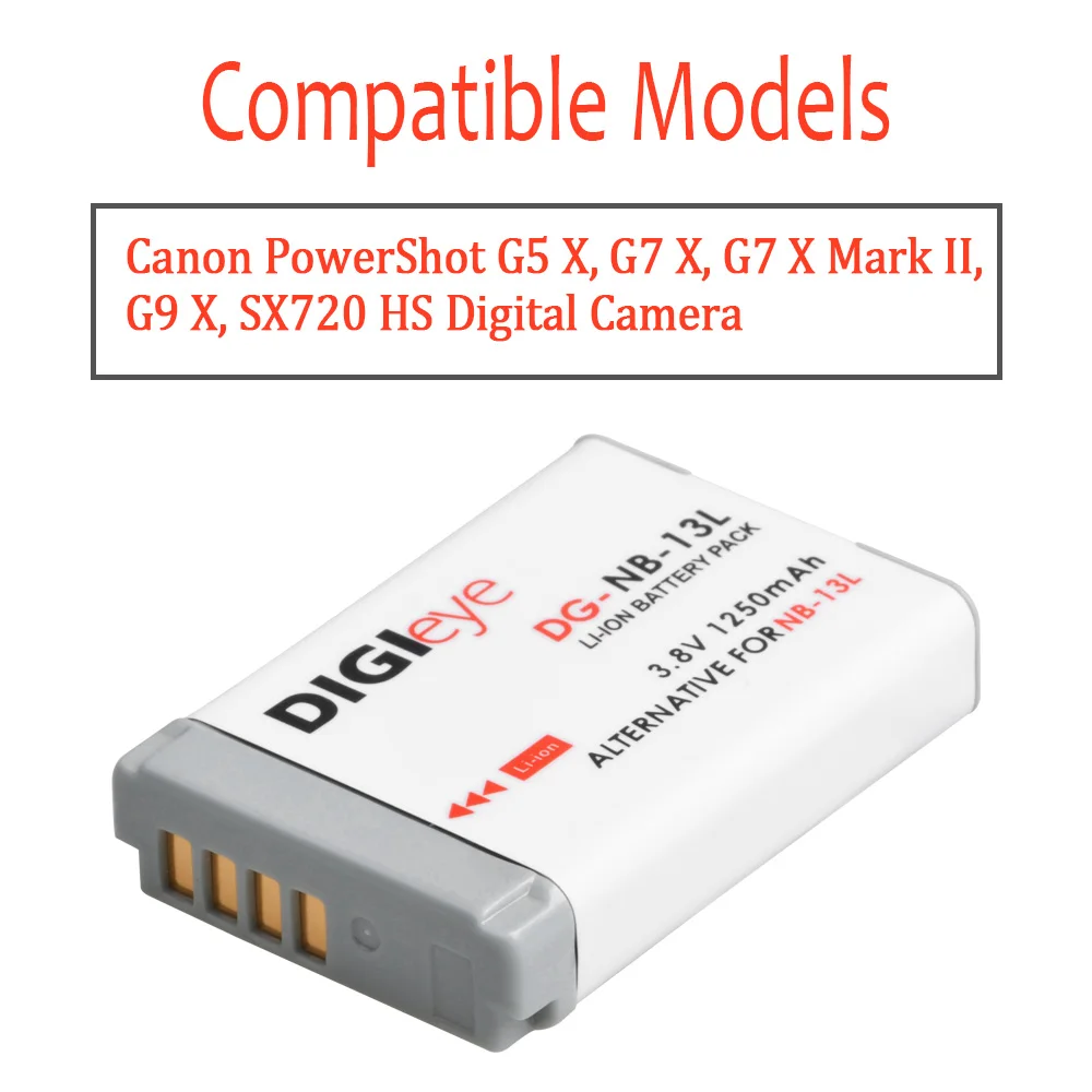 2 шт. NB 13L NB13L батарея + ЖК зарядное устройство USB для Canon PowerShot G1X Mark III G5X G7X II G9X SX620 SX720