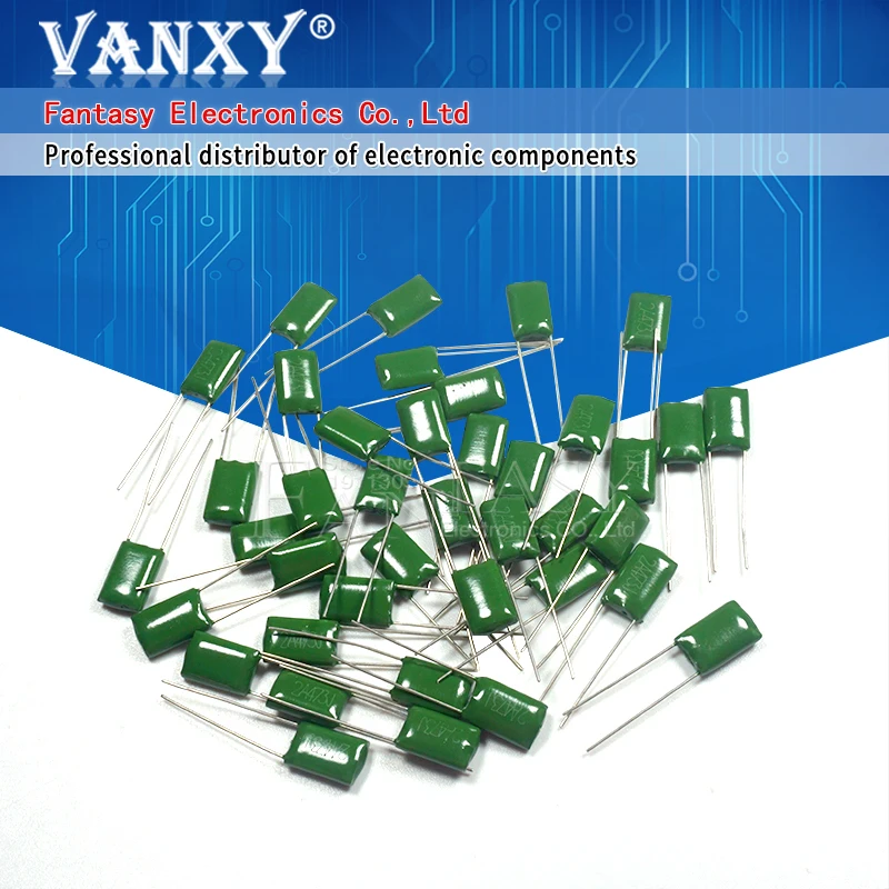 50PCS 2A473J 5mm 100V 47nF 473 2A473 Polyester Film capacitor|polyester ...