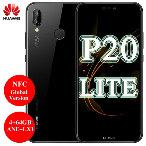 Global Version Huawei P20 lite 2018 MobilePhone 4GB 64GB 5 84 inch 3000mAh Android 8 0 Support FCCID camera NFC Fingerprint Global Version Huawei P20 lite 2018 MobilePhone 4GB 64GB 5 84 inch 3000mAh Android 8 0 Support FCCID camera NFC Fingerprint