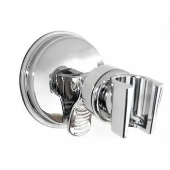 

Silver Shower Head Holder Bathroom Wall Mount Suction Bracket Suction Cup Shower Holder Bathroom Accessory