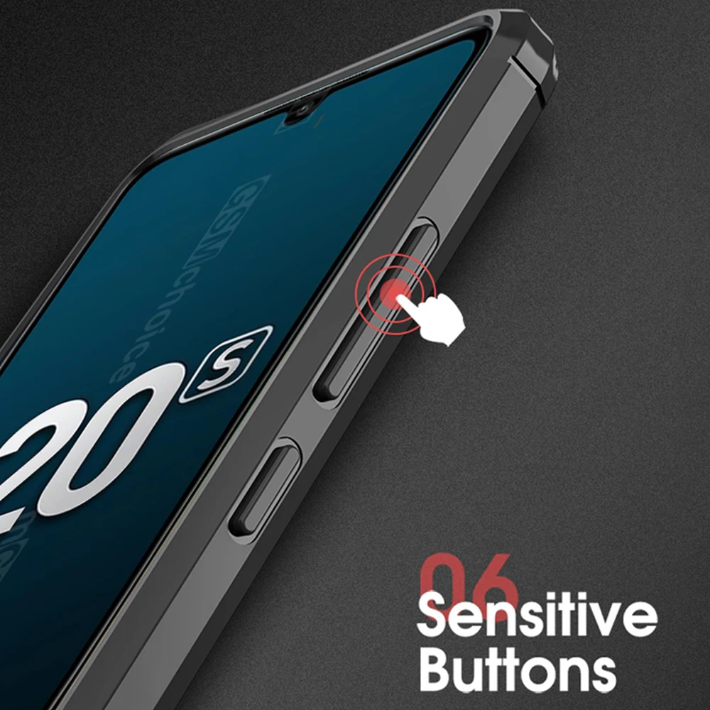 Для Honor 20 s 20 s чехол из углеродного волокна противоударный чехол для телефона для huawei Honor 20 s MAR-LX1H чехол гибкий Бампер защитный чехол
