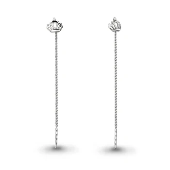 

Earrings-prodevki AQUAMARINE with cubic zirconia, silver 925