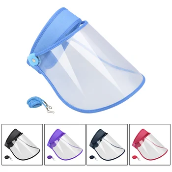 

3pcs Protective Visor Face Shield Anti Droplet Dust-proof Full Face Cover Eye Protection Mouth Mask Prevent Saliva Splash Mask