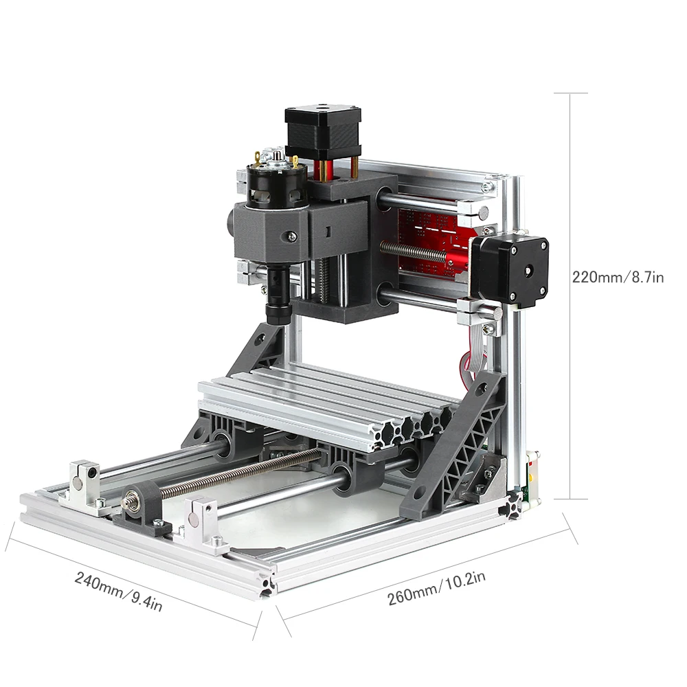 Обновленная версия CNC 1610 GRBL управление DIY Мини ЧПУ машина гравер с автономным управлением Лер с ER11 рабочая зона 160*100*40 мм