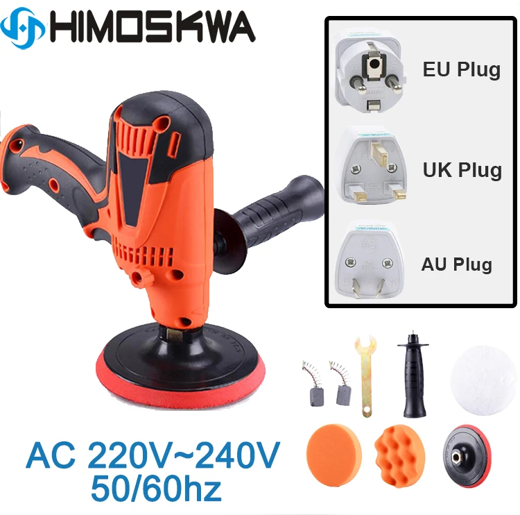 6 Speeds 800w Car Paint Polishing Machine 220v Auto Paint Polisher Care