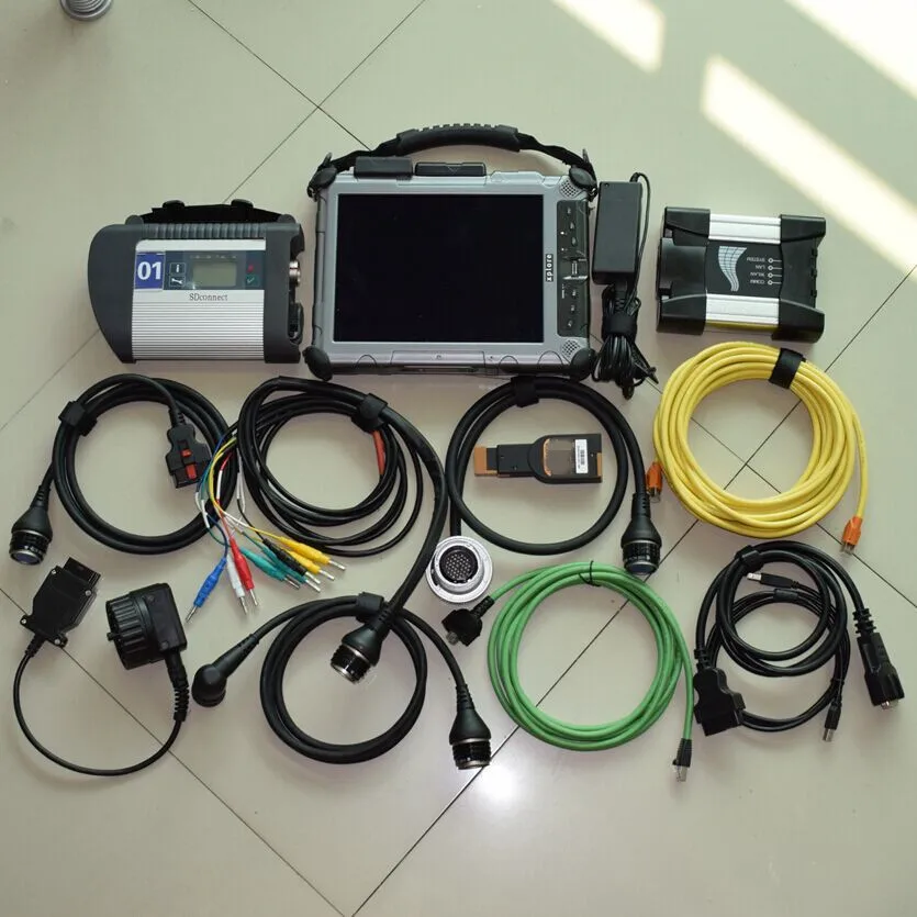  2 ssd neueste software mit Xplore ix104 c5 tablet I7 & 4g diagnose Laptop für bmw icom nächsten und