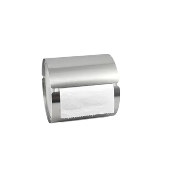 

1pc Paper Roll Holder Toilet Wall Mount Bathroom Stainless Steel Tissue Paper Storage Case Holder Rack