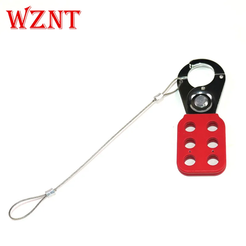 

NT-H01C 25mm Red Safety Lockout Hasp With Cable